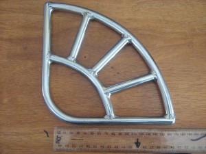 department was the clew iron, a large fabricated stainless steel 